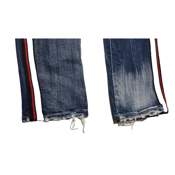 Jordan Craig Legacy Edition Sean Jeans 34x32 Distressed Stretch Ribbed Stripe - Picture 2 of 10